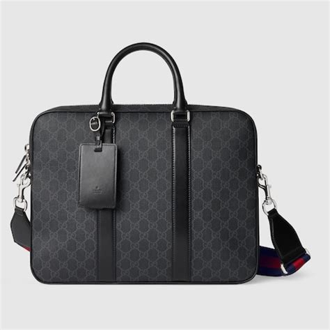 Gucci GG briefcase with shoulder strap